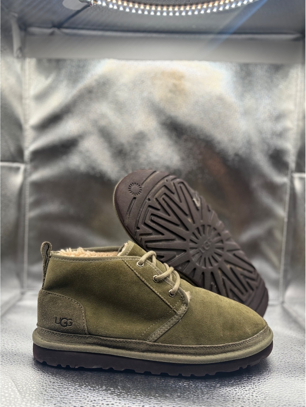 olive green UGG Neumel Boot